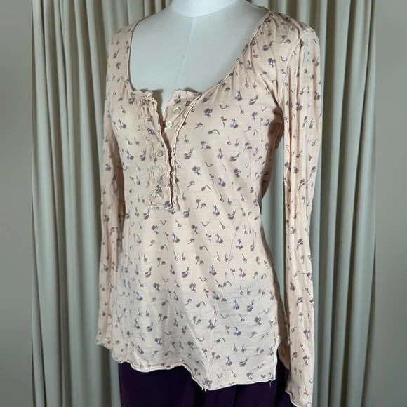 VTG Free People Long Sleeve - Picture 9 of 9